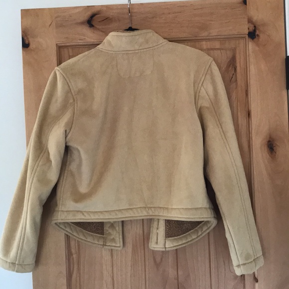 SOLD Faux suede Sherpa lined County Clothing jacket Sz M - Picture 10 of 14